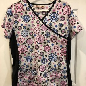 Womens Scrub Top-Medium
